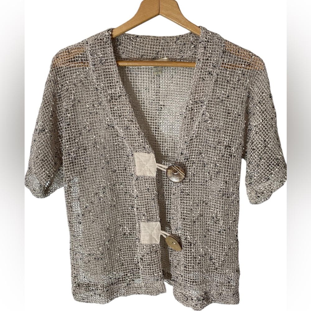 B1- Knit cardigan- Women’s  - Size small - Onque Casuals Crochet Top